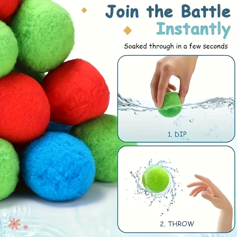 10pcs Reusable Water Balls Water Balloons Outdoor Toys Games Water Toy for Kids