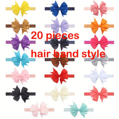 20-40pcs Baby Girls Bow Headband Hairband Hair Accessories