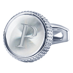 Men Classic Sleeve Button Letter Business Casual