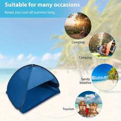 Portable Automatic Sunshade Tent for Beaches and Camping