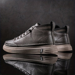 Men's Lace up Sneakers Breathable Walking Shoes