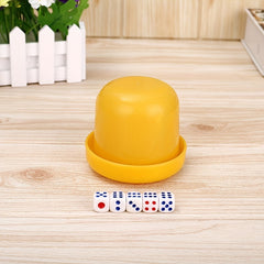 Plastic Dot Dice Cup Set for Bar & KTV Games