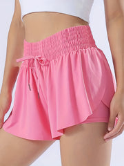 High Waist Athletic Skirt with Shorts for Golf Tennis Running