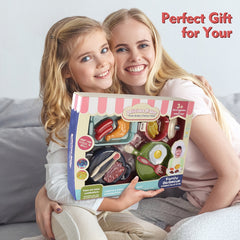 Kitchen Cooking Toy Set Educational Lighting Music Oven Play Accessories
