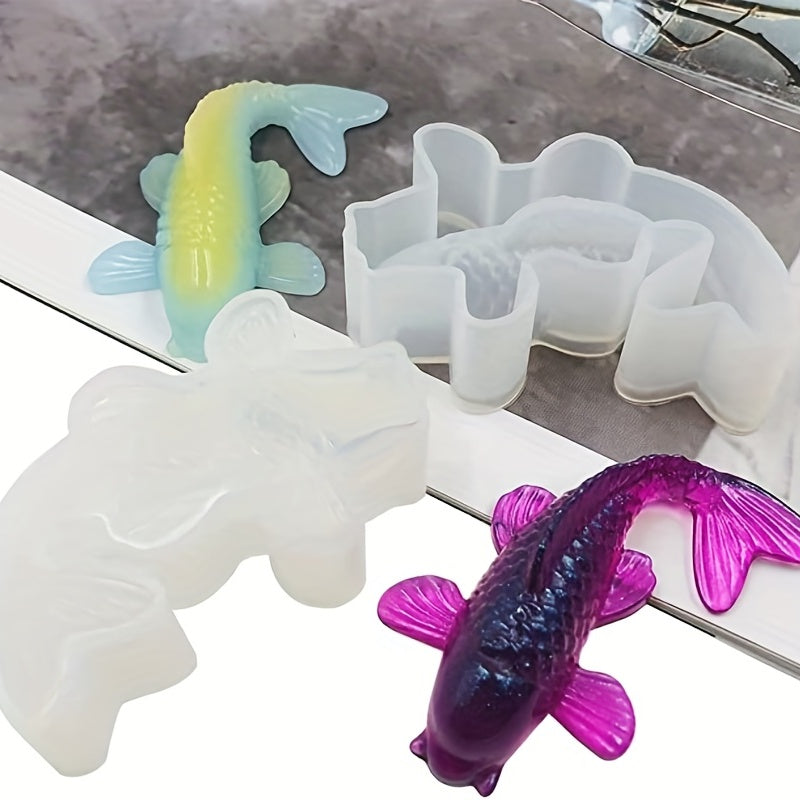 Carp Silicone Molds DIY Animal Resin Molds Koi Fish Epoxy Resin Molds