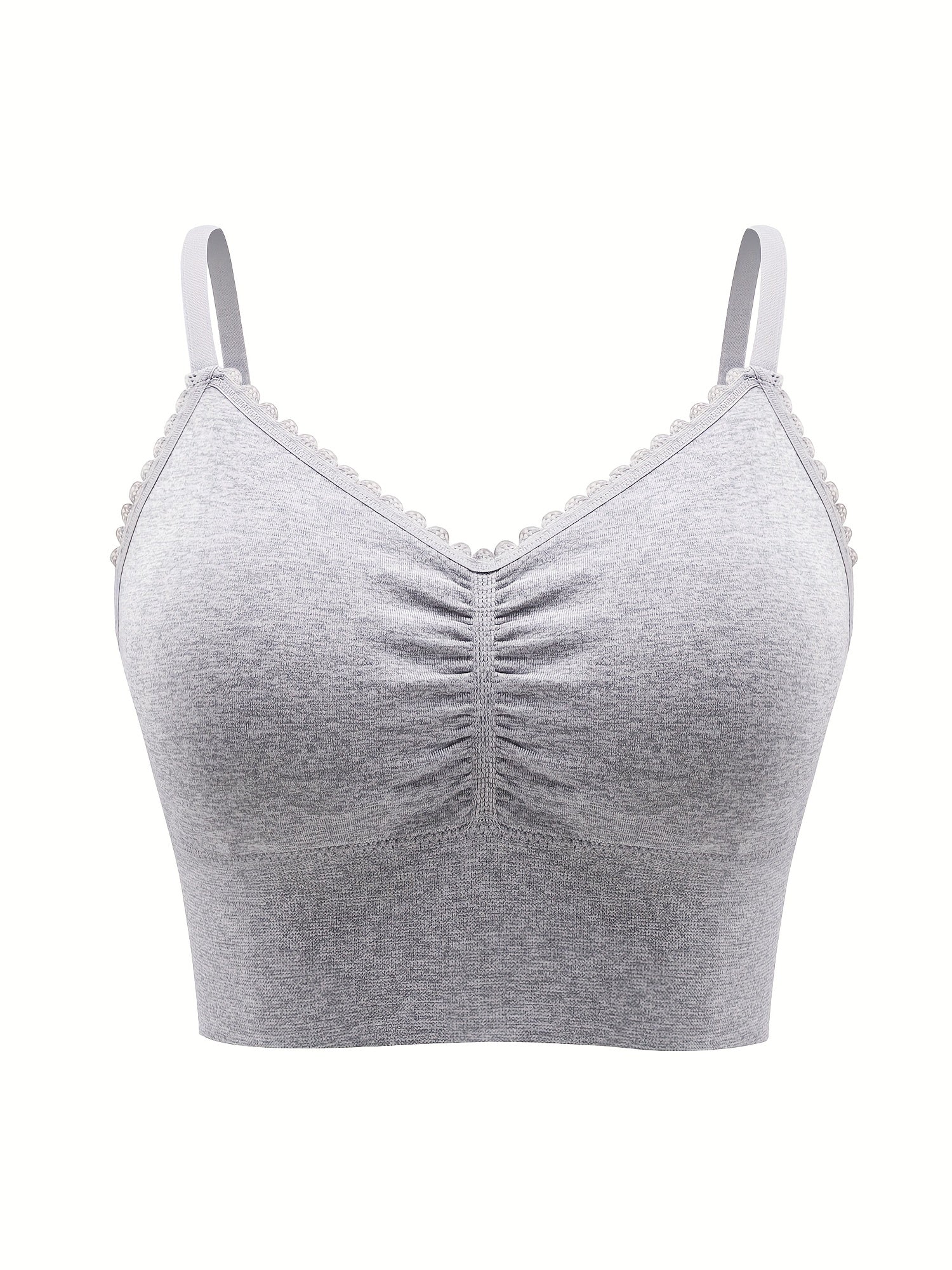 Comfortable Full Coverage Bra with Breathable Stretch Fabric