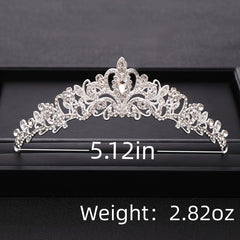 Bridal Tiara Rhinestone Crown Hair Jewelry for Wedding