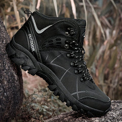 Men's Warm Lightweight Hiking Boots - Outdoor Sports Shoes