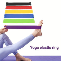 5pcs Yoga Elastic Resistance Band for Legs Shaping Deep Squat Hip