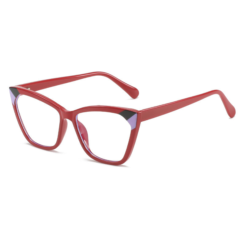 TR90 Plain Eyeglasses Holder Large Frame Slim Lightweight Myopia Frame