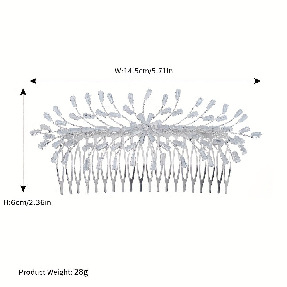 Rhinestone Hair Comb Bridal Wedding Headwear Accessory