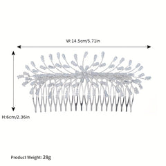 Rhinestone Hair Comb Bridal Wedding Headwear Accessory