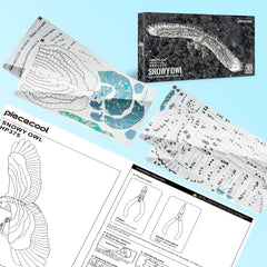 Piececool 3D Metal Puzzle Snowy Owl Model Kit
