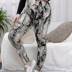 Tie Dye High Rise Stretch Leggings