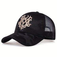 Men's Printed Baseball Cap Adjustable Casual Hat Spring Fall Summer Trucker Hat