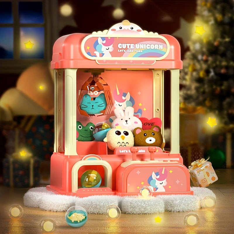 Claw Machine Toy For Boys & Girls Coin Operated Gashapon Machine