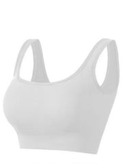 Seamless Wireless Sports Bra Comfy Running Workout Tank Bra
