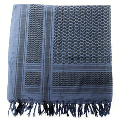Windproof Navy Arabic Square Tactical Scarf For Military Fan