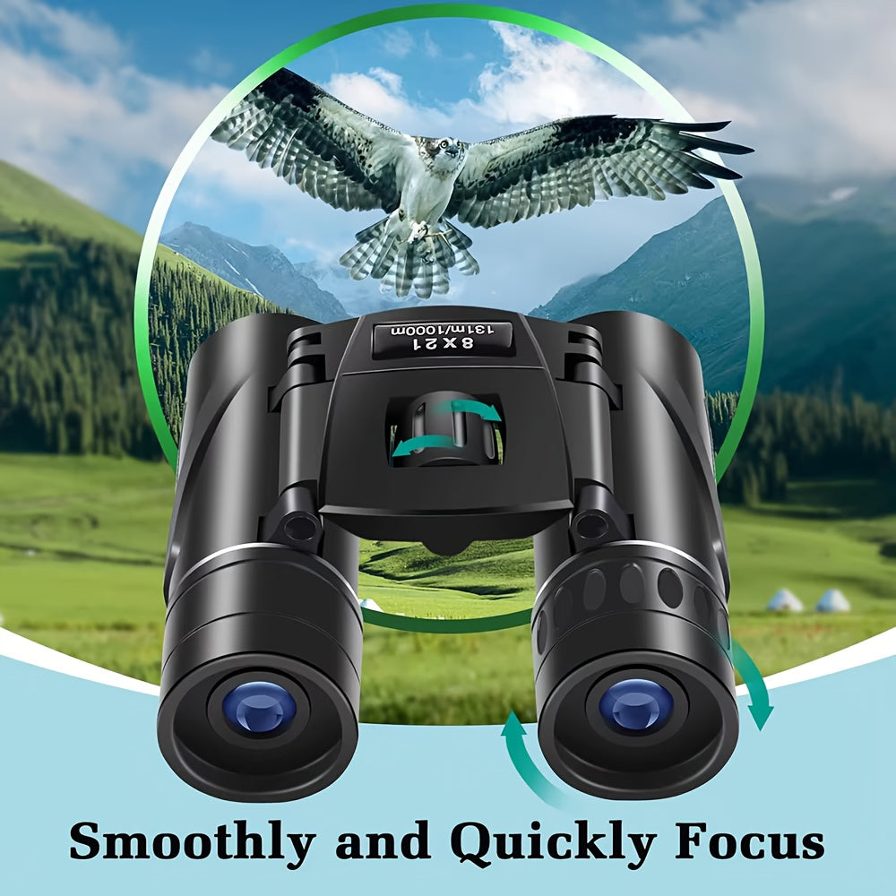Lightweight 8X21 Binoculars for Outdoor Travel and Camping