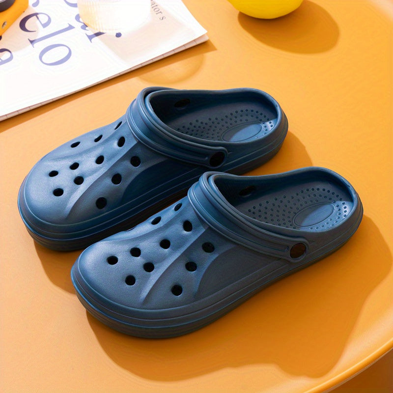 Unisex Lightweight Comfy Clogs Hollow Out Non Slip Garden Shoes