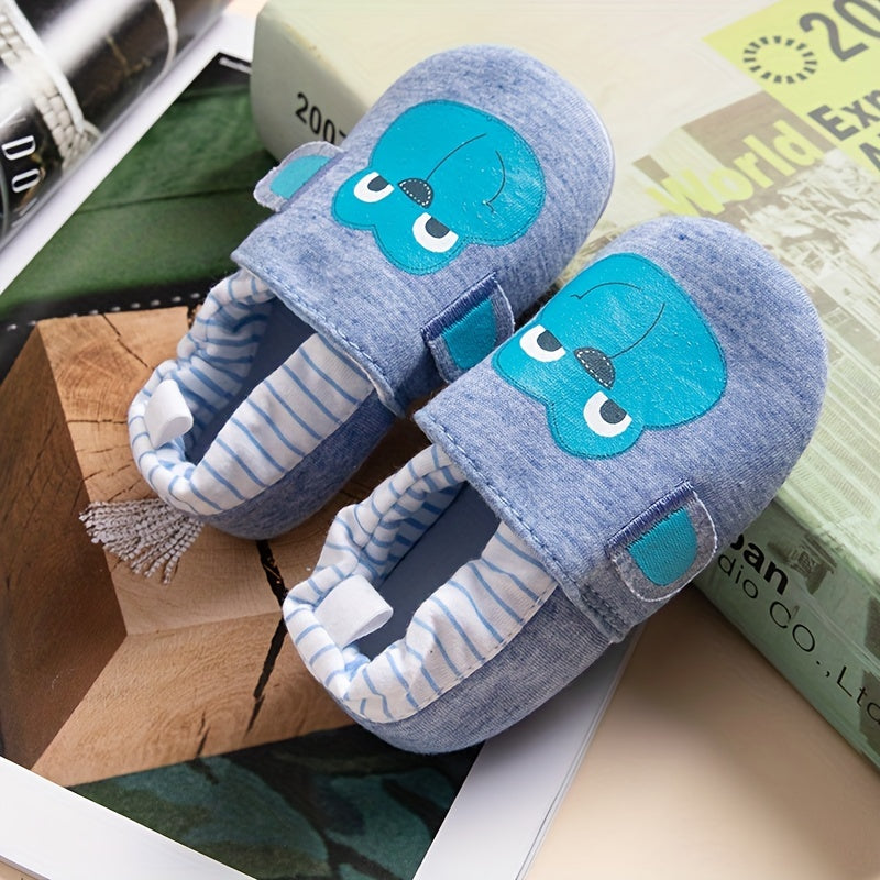 Baby Boys Monkey Slip On Household Slippers 0-24 Months