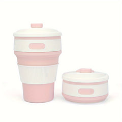 350ml Silicone Foldable Water Cup Outdoor Portable Collapsible Bottle