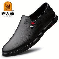 Men's No Tie Slip On Loafers Walking Shoes - Assorted Colors