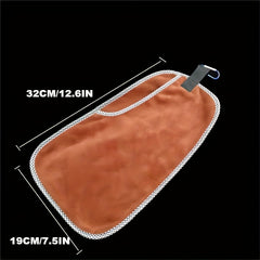 Portable Double Layer Fishing Towel Quick Dry Towel Snap Closure