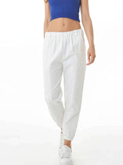 Ankle Length Harem Banded Slimming Pants Elastic Waist Female Trousers