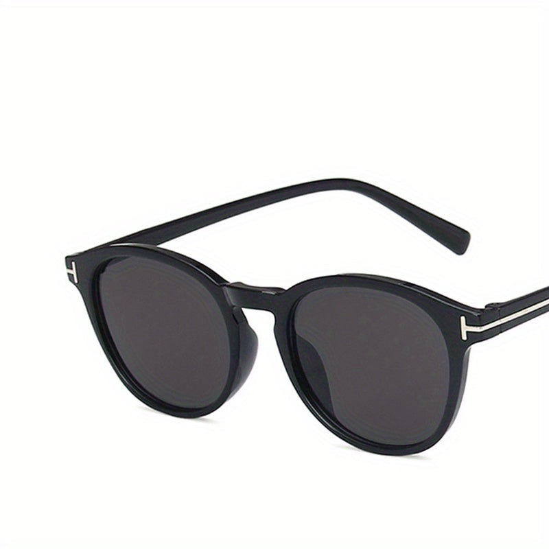 Retro Round Sunglasses Tortoiseshell Anti Glare UV400