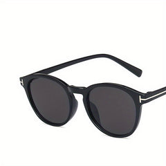 Retro Round Sunglasses Tortoiseshell Anti Glare UV400