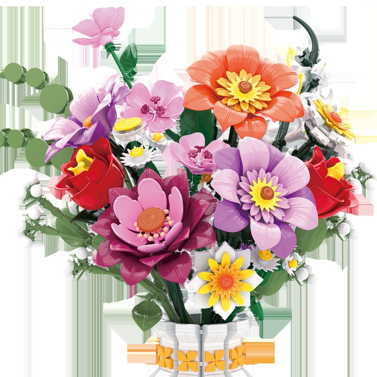 Wildflower Bouquet Set DIY Floral Home Office Decoration Birthday Gift Women