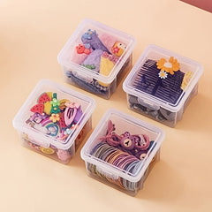 Waterproof Transparent Plastic Pencil Box Flip Top Organizer