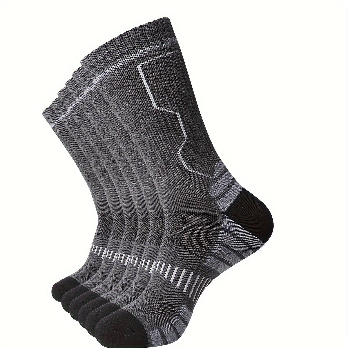 6 Pairs Men's Thickened Warm Sports Socks