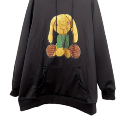 Cartoon Print Stretch Hoodie