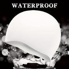 Waterproof Silicone Swimming Cap for Men & Women