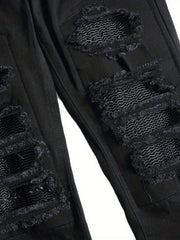 Mens Ripped Slim Fit Casual Jeans