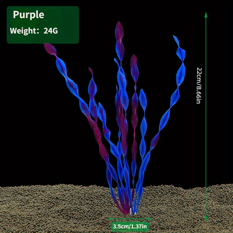 Plastic Water Plant Fish Tank Decor