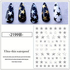 Self Adhesive Galaxy Star Nail Stickers - DIY Nail Enhancement