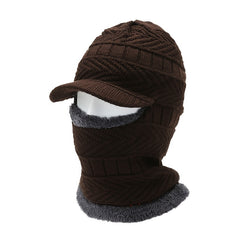 Men's Knitted Hat Face Ear Neck Protection Winter Warm