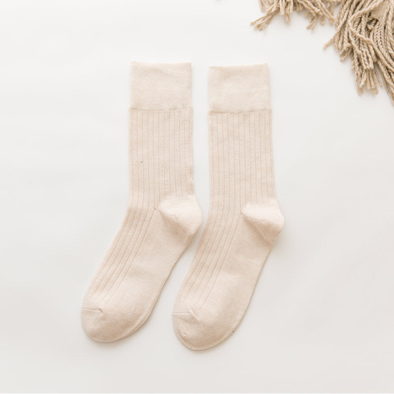 Cotton Comfy Mid Tube Socks Women's Stockings