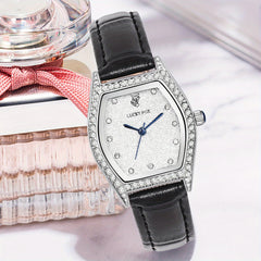 Teenager Faux Diamond Watch Roman Scale Female Student