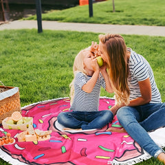 Large Donut Beach Towel Quick Drying Absorbent Towel