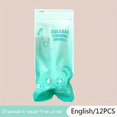 12pcs Disposable Female Standing Urinal Outdoor Travel Portable Funnel