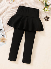 Girls Leggings with Ruffle Tutu Skirt for Autumn & Spring