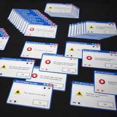 Windows Error Proof Playing Cards - Fun & Stress Card Game