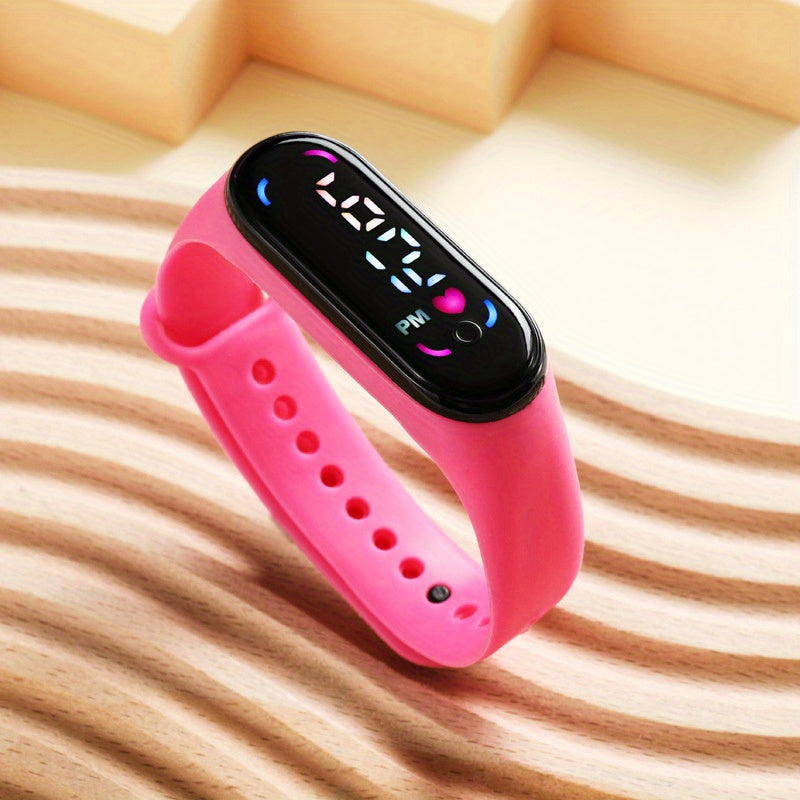 Touch Screen Tracker Silicone Sports Watch for Kids