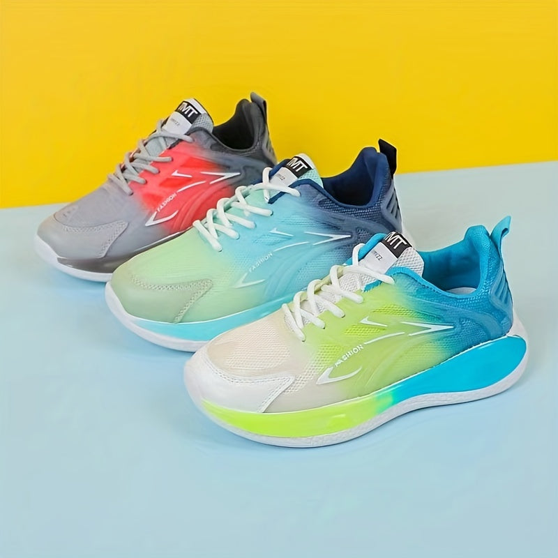 Women's Ombre Sports Shoes Breathable Mesh Running Gym Shoes