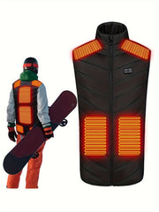 Men's 13 Areas Stand Collar Smart Heating Vest