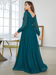 V Neck Bridesmaid Dress Wedding Party Women's Clothing